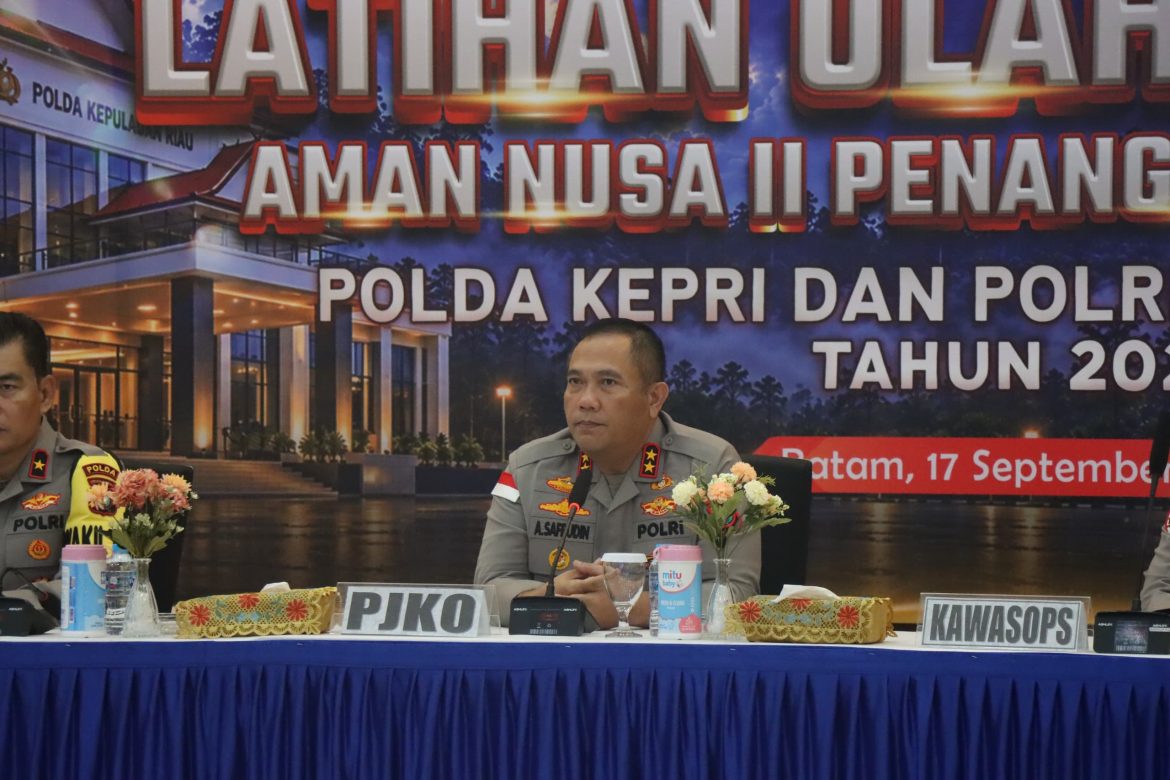 Latihan Aman Nusa II, Kapolda Kepri Tekankan Kesiapsiagaan Hadapi Bencana dan Situasi Kontingensi 