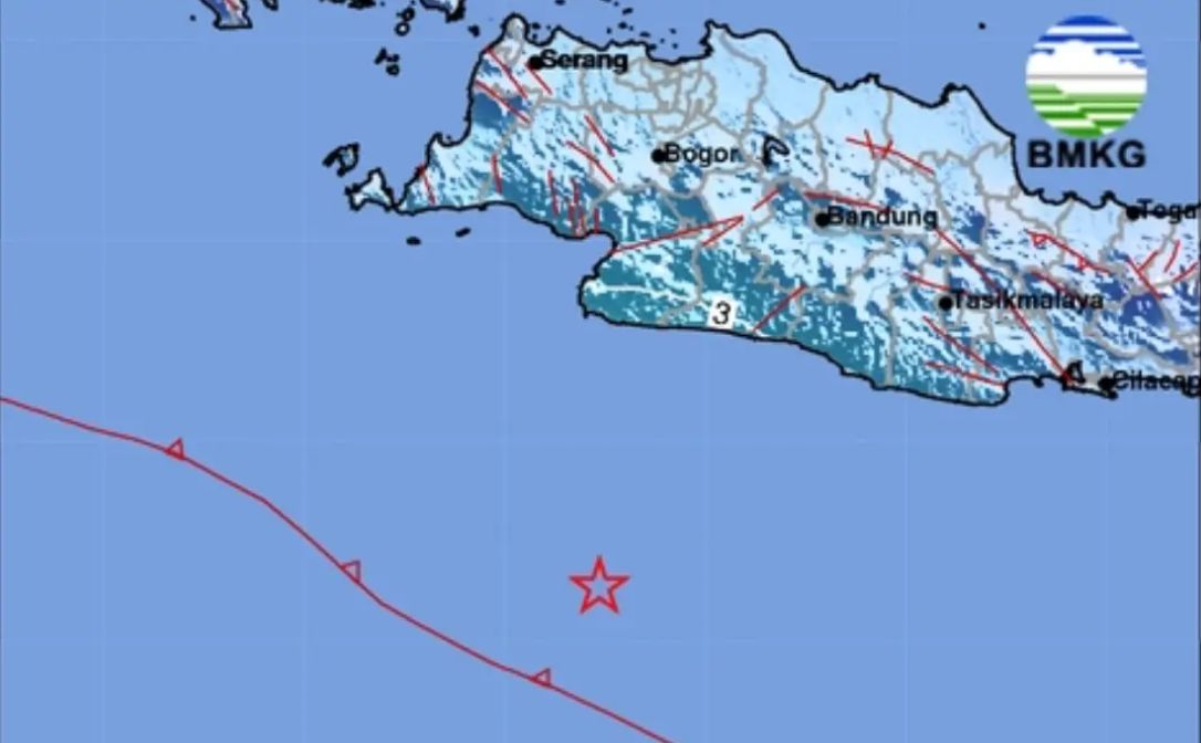 Gempa Sukabumi M 5,7 Terjadi di Laut, BMKG Pastikan Tidak Berpotensi Tsunami