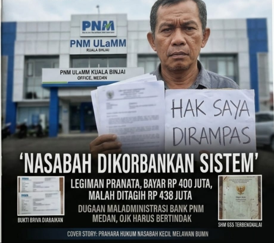 PERINGATAN OJK KEPADA PNM MEDAN Buntut Pembengkakan Utang Rp 438 Juta, OJK Desak Audit Keandalan Sistem Setoran BRIVA Nasabah